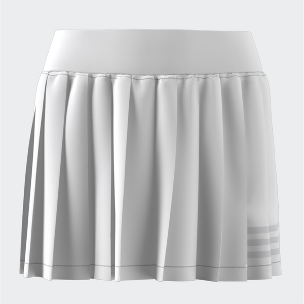 adidas MATCH Tennis Skirt | White | Women's | stripe 3 adidas