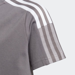 adidas TIRO 21 Soccer Training Polo Shirt | Team Grey Four | Men's