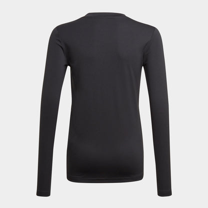 adidas TEAM BASE Long Sleeve Tee | Black | Kid's
