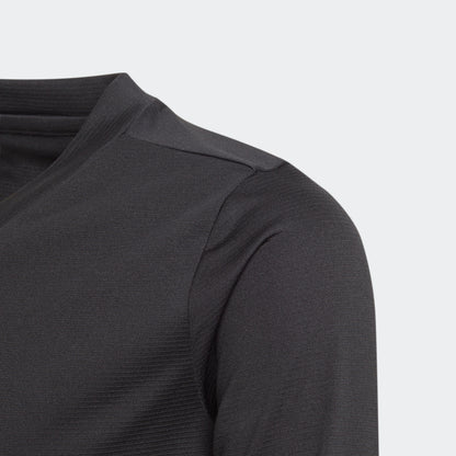adidas TEAM BASE Long Sleeve Tee | Black | Kid's