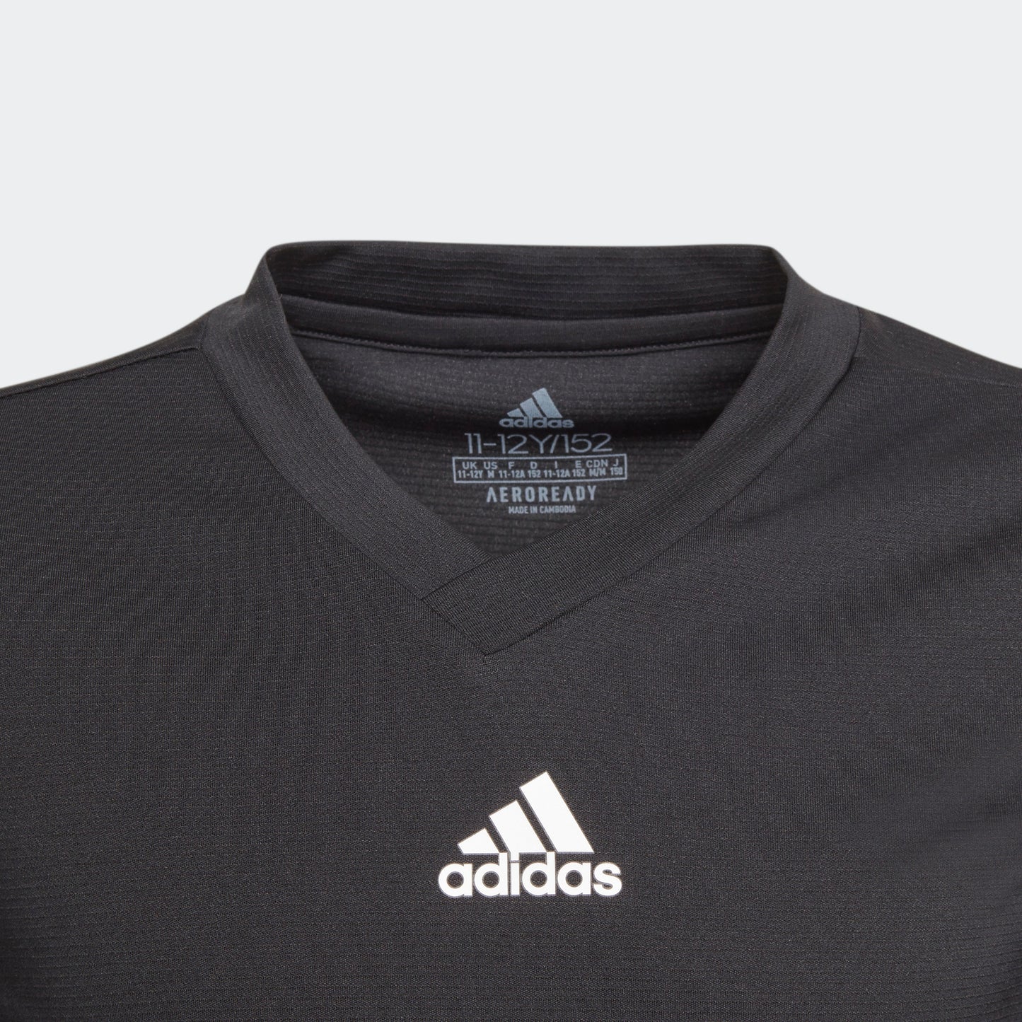 adidas TEAM BASE Long Sleeve Tee | Black | Kid's