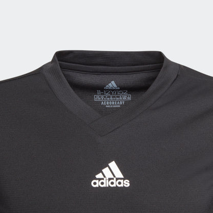 adidas TEAM BASE Long Sleeve Tee | Black | Kid's