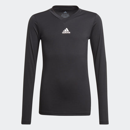 adidas TEAM BASE Long Sleeve Tee | Black | Kid's