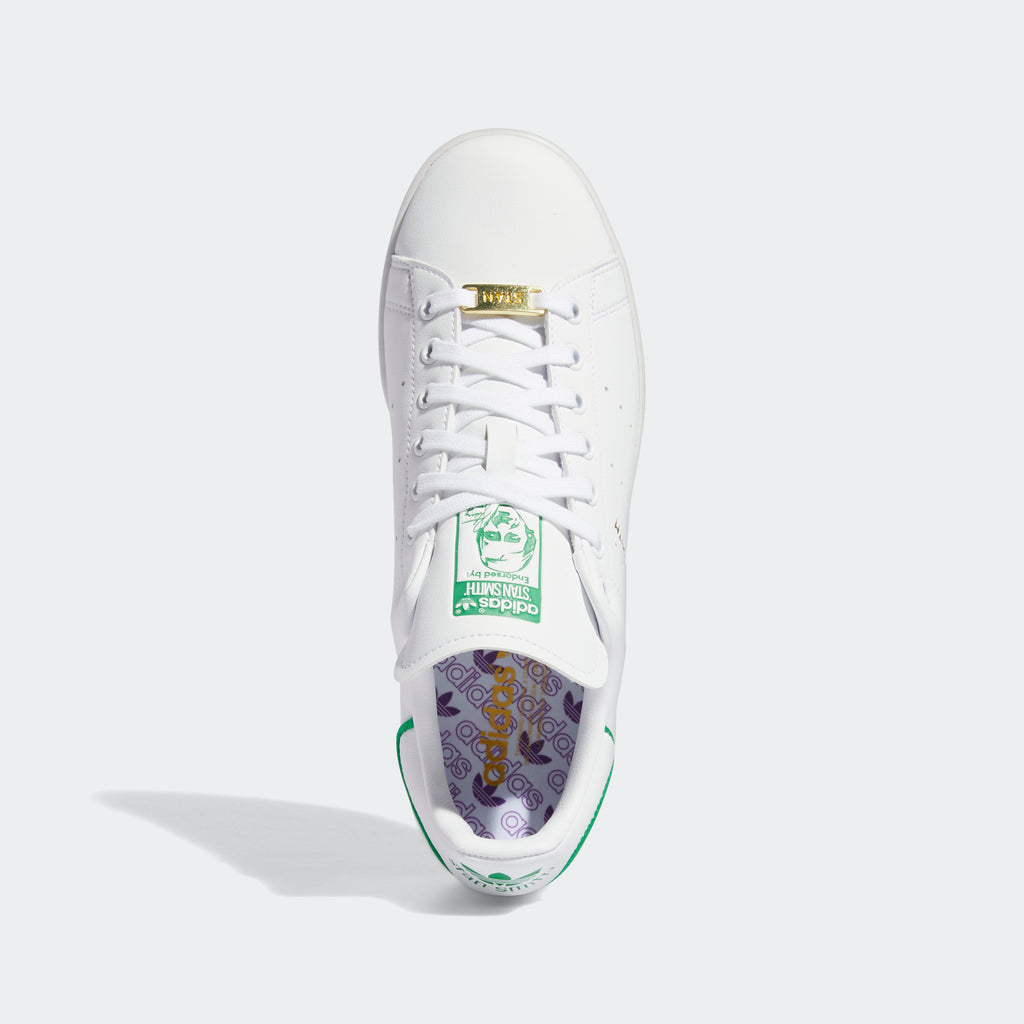 Originals Stan Shoes | White/Green | Men's | 3 adidas