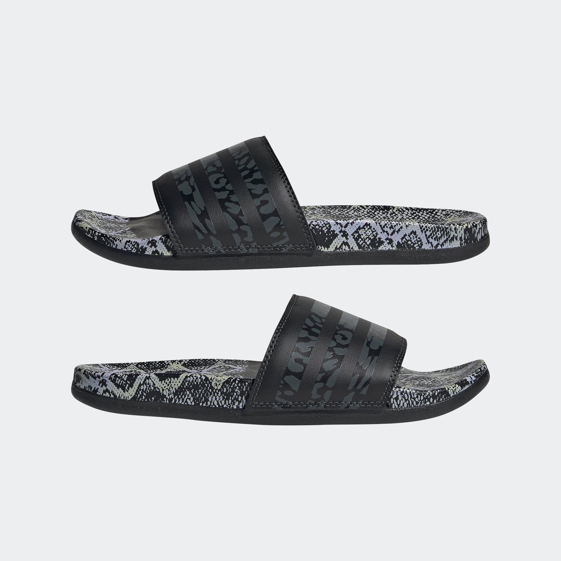 adidas ADILETTE COMFORT Sandals - Core Black | Women\'s – stripe 3 adidas