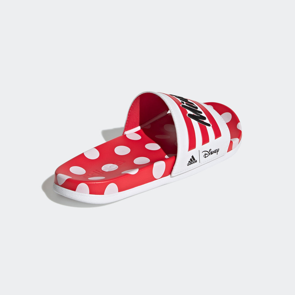 adidas ADILETTE COMFORT 'Minnie Mouse' Slides - Red Women's | stripe 3 adidas
