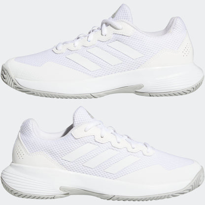 adidas GAMECOURT 2.0 Tennis Shoes | FTWR White | Women's stripe 3 adidas adidas GAMECOURT 2.0 Tennis Shoes | FTWR White | Women's stripe 3 adidas