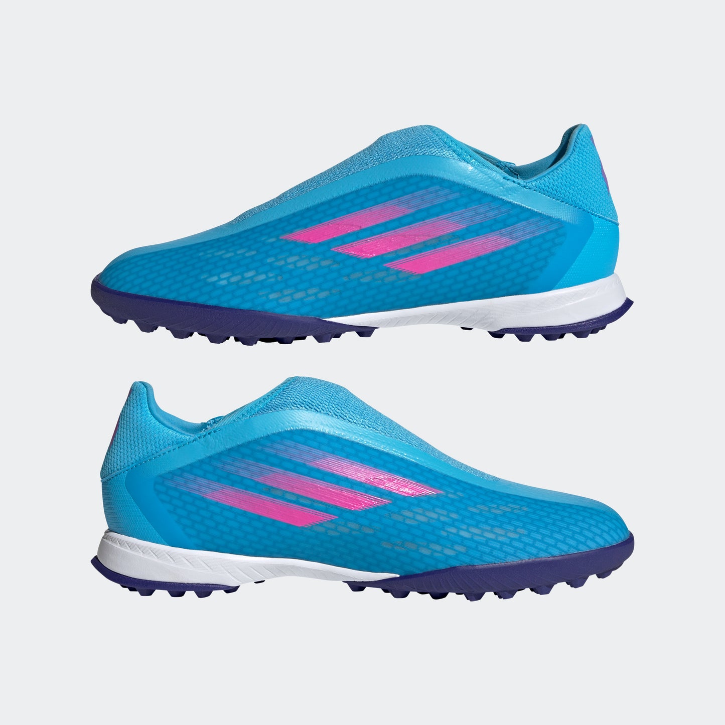 adidas X SPEEDFLOW.3 LACELESS Artificial Turf Soccer Shoes | Sky Rush