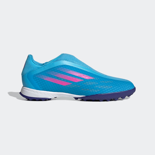 adidas X SPEEDFLOW.3 LACELESS Artificial Turf Soccer Shoes | Sky Rush