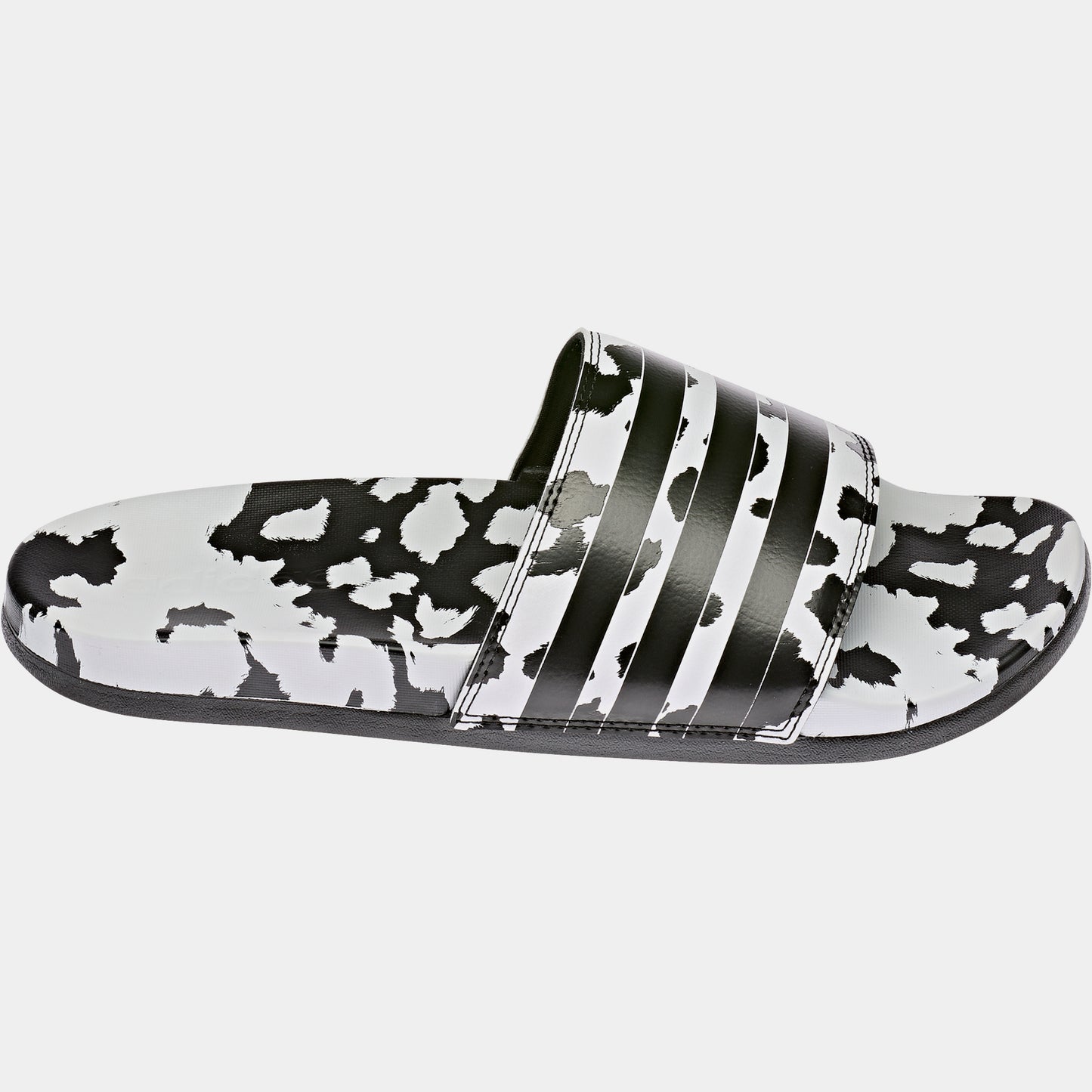 adidas ADILETTE COMFORT Printed Slides | White-Black | Women's