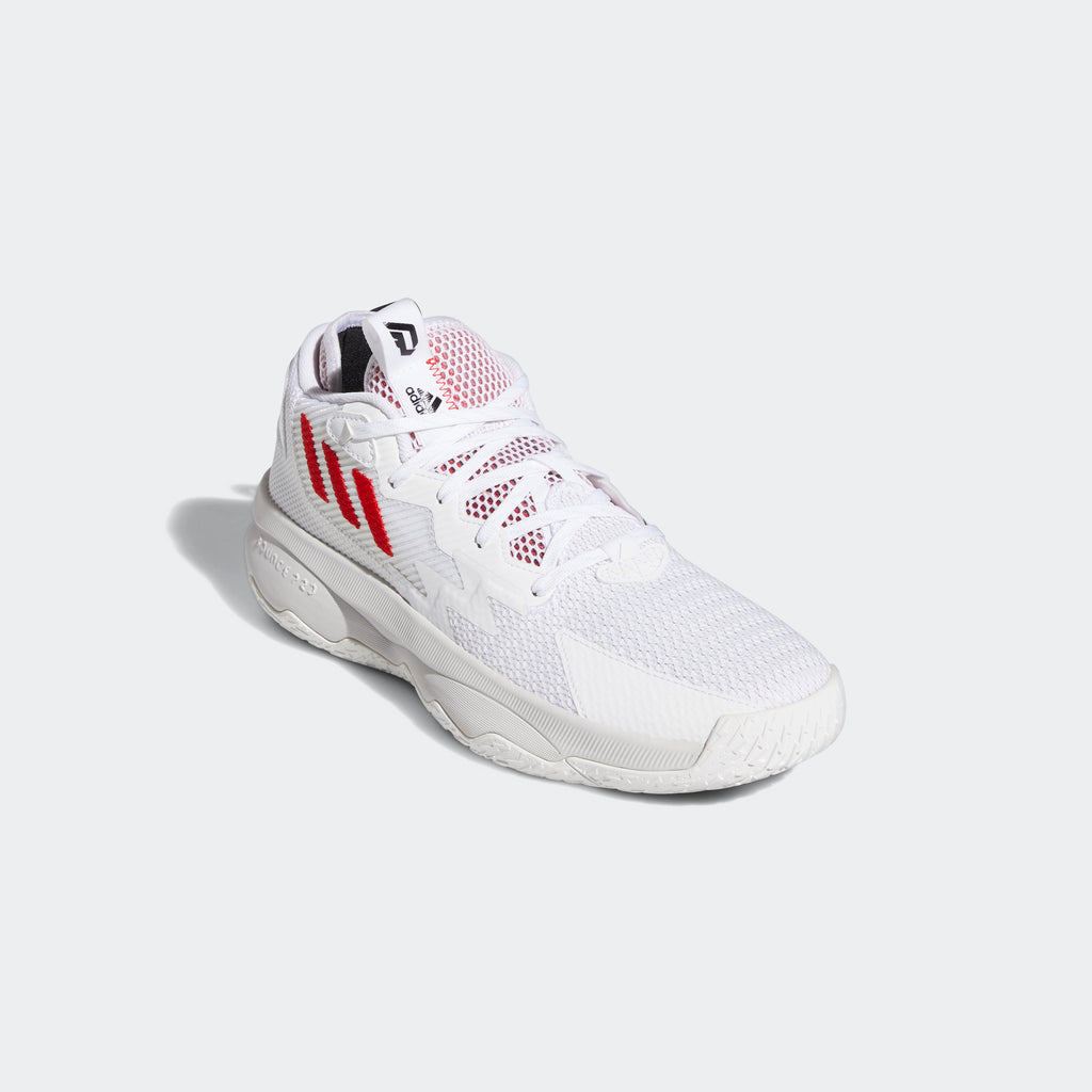 luchthaven tandarts dynamisch adidas DAME 8 Shoes | White-Red | Adult-Unisex | stripe 3 adidas