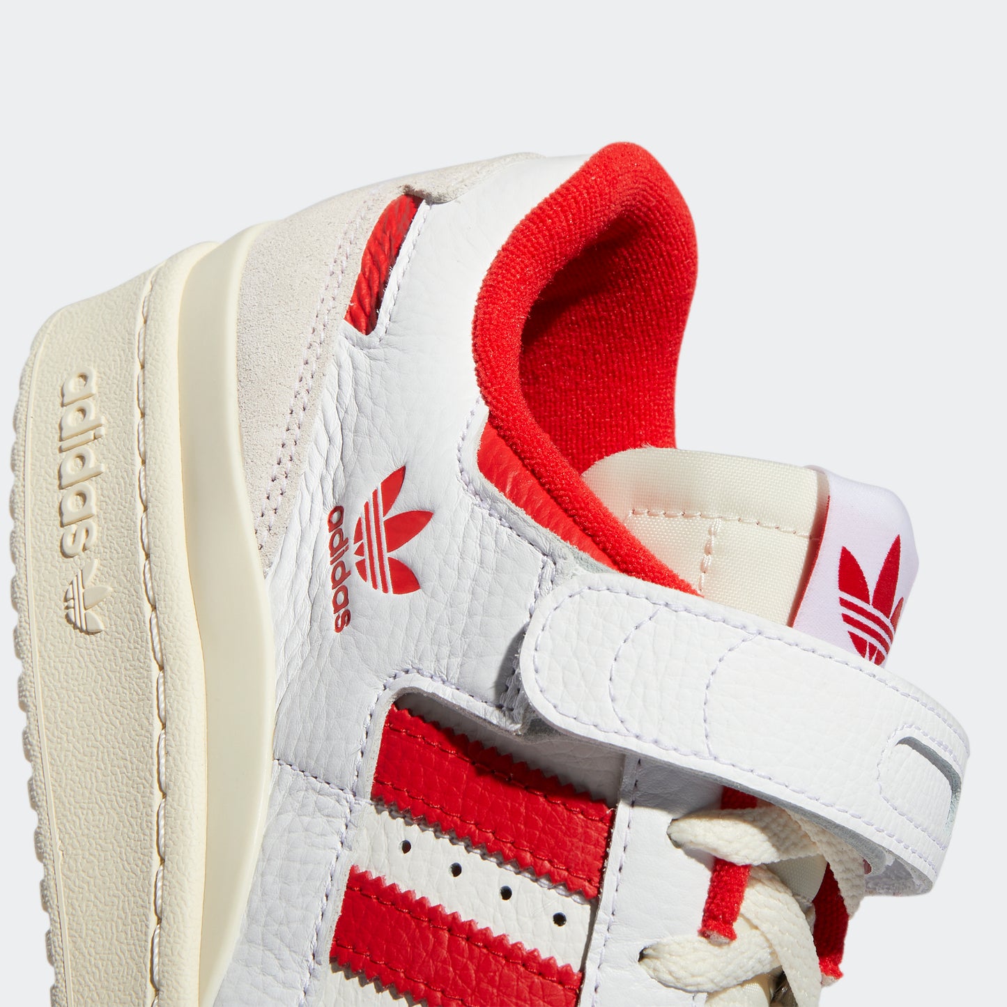 adidas Originals Forum 84 Low Shoes | White/Red | Men's