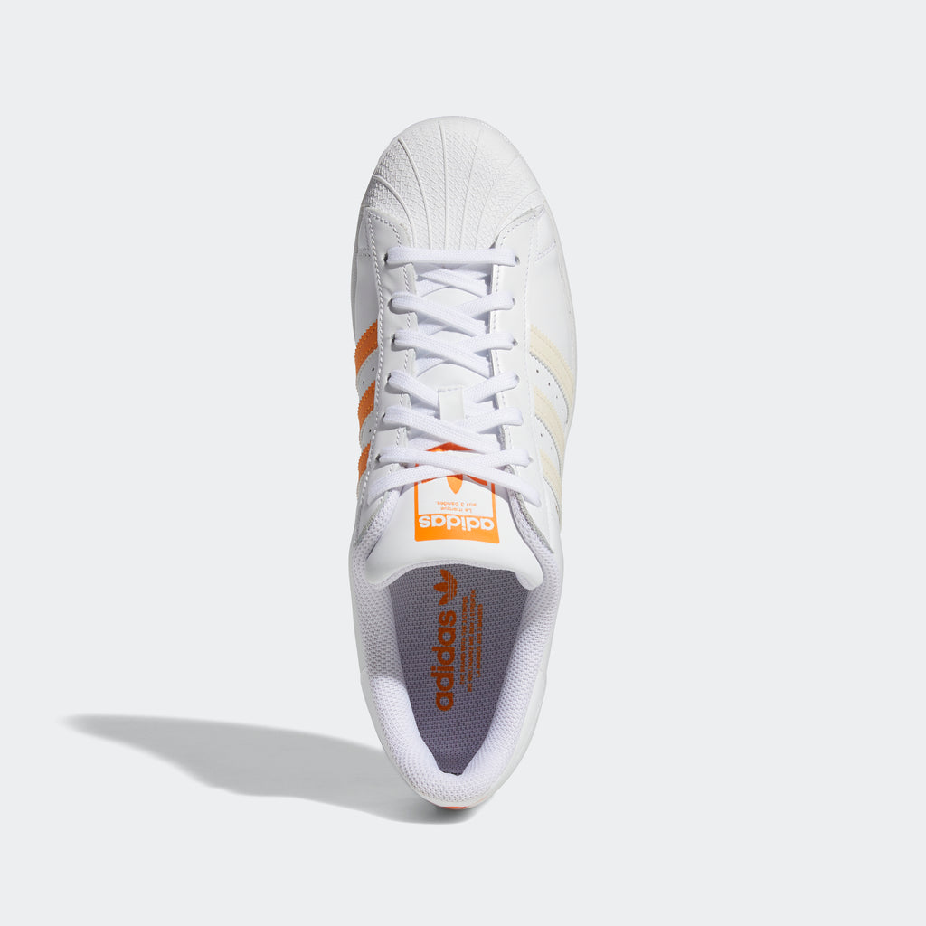 tage ned Køb kombination adidas Originals Superstar Shoes | White/Orange | Men's | stripe 3 adidas