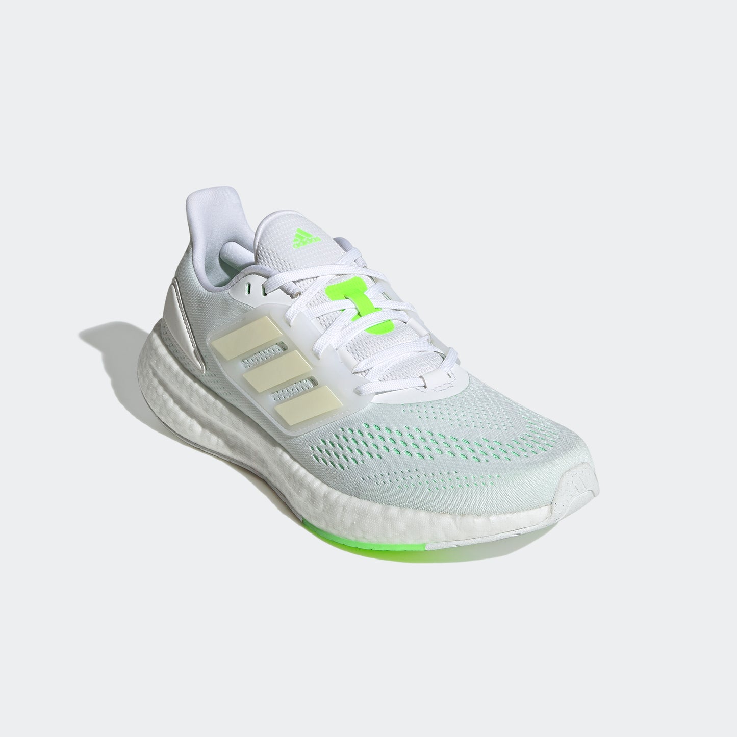 Adidas pure boost white green Clearance