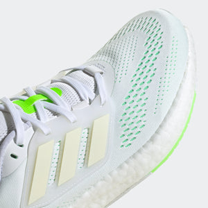 adidas Pureboost 22 Shoes | White/Green | Men's