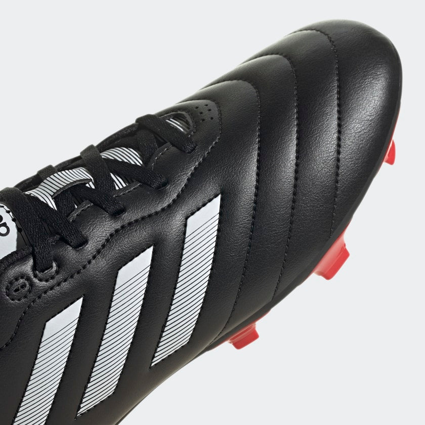 adidas GOLETTO VII Firm Ground Soccer Cleats Black-Red Men's
