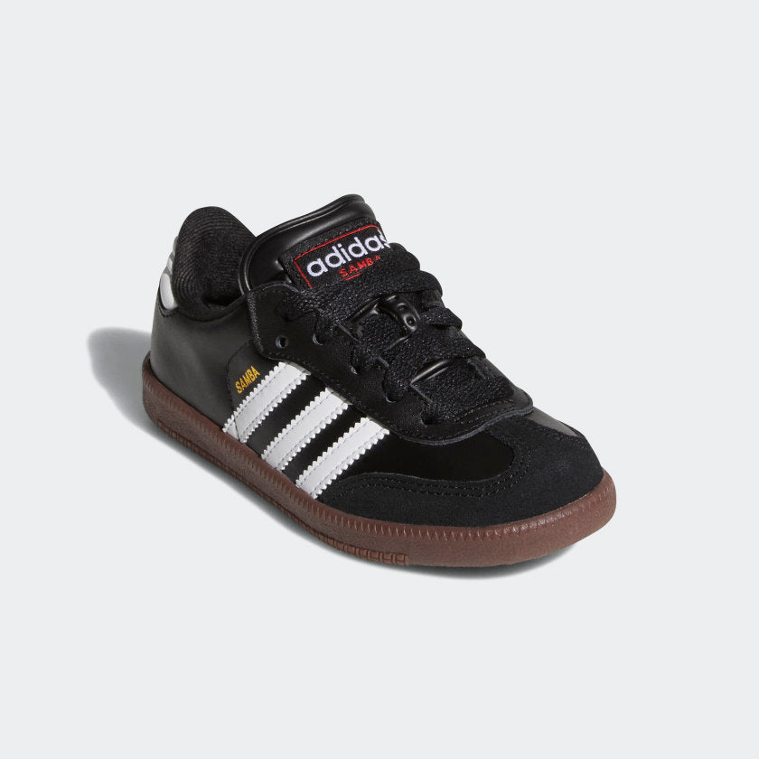adidas Jr. SAMBA CLASSIC Indoor Soccer Shoes | Black | Unisex | 3