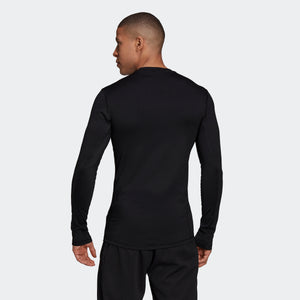 adidas TECHFIT Long-Sleeve Warm Top | Black | Men's