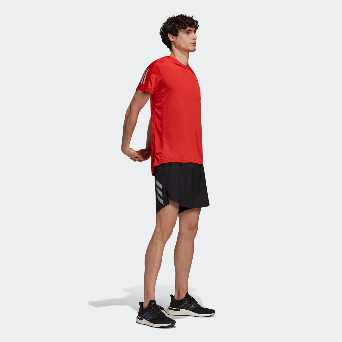 adidas OWN THE RUN T-Shirt - Vivid Red | Men's