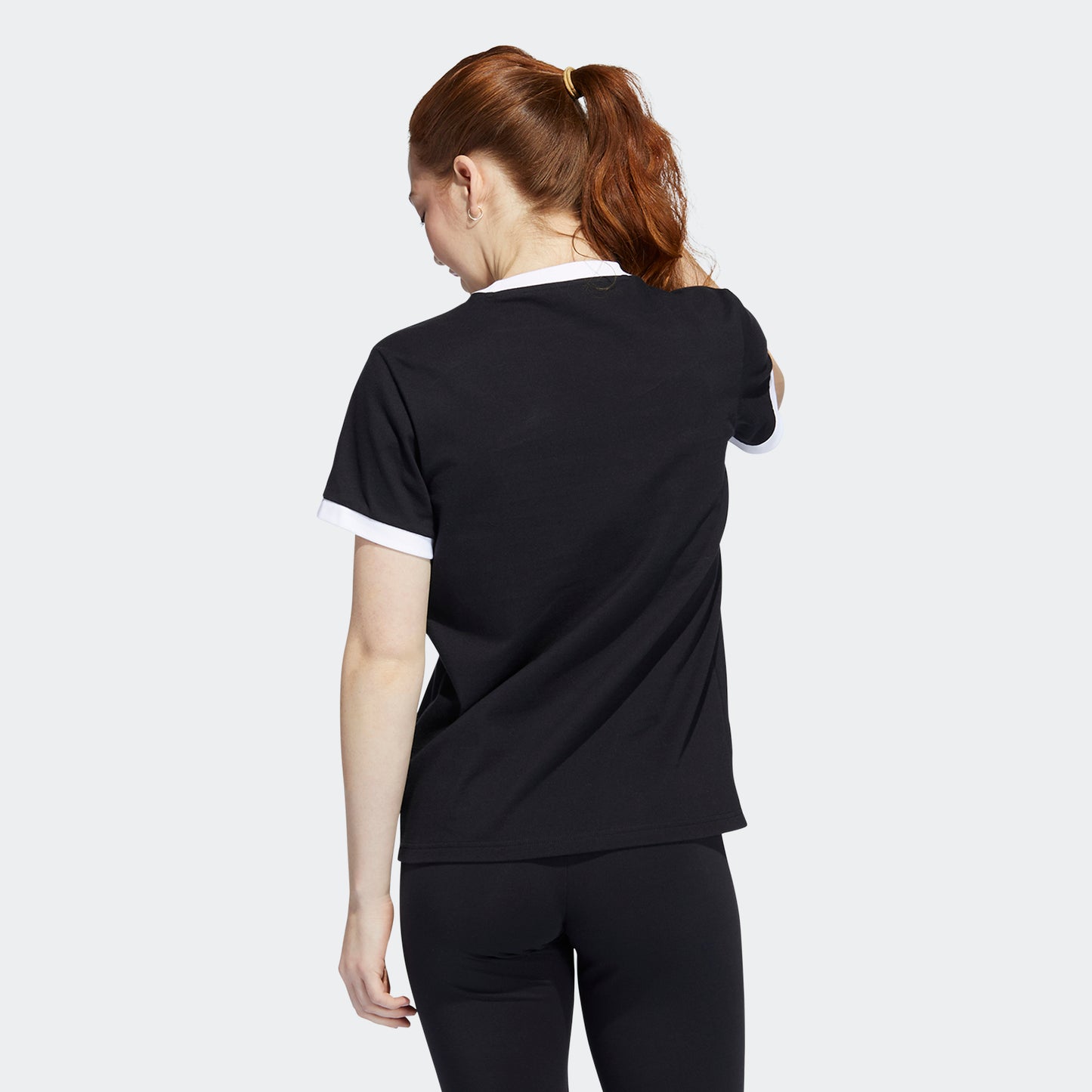 adidas THE BRAND Ringer T-Shirt - Black | Women's