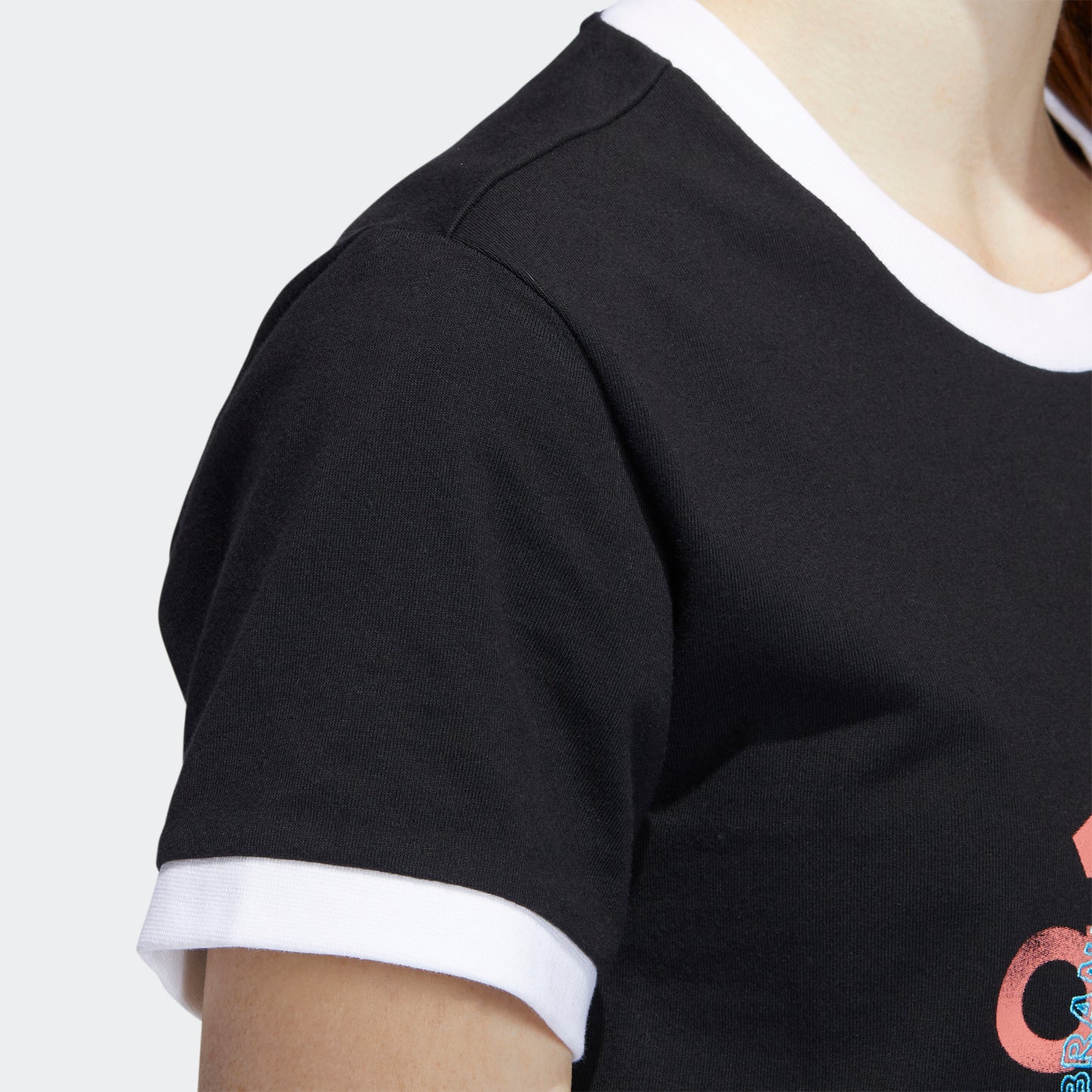 adidas THE BRAND Ringer T-Shirt - Black | Women's