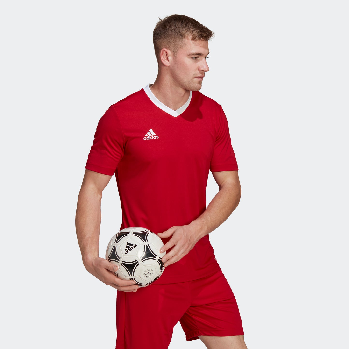 adidas ENTRADA 22 Soccer Jersey | Team Power Red 2 | Men's