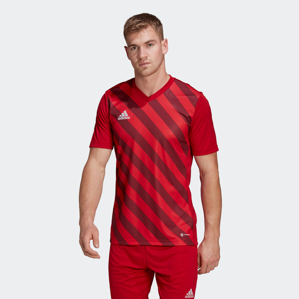 Mening onszelf het dossier adidas ENTRADA 22 GRAPHIC Soccer Jersey | Team Power Red 2 | Men's | stripe  3 adidas