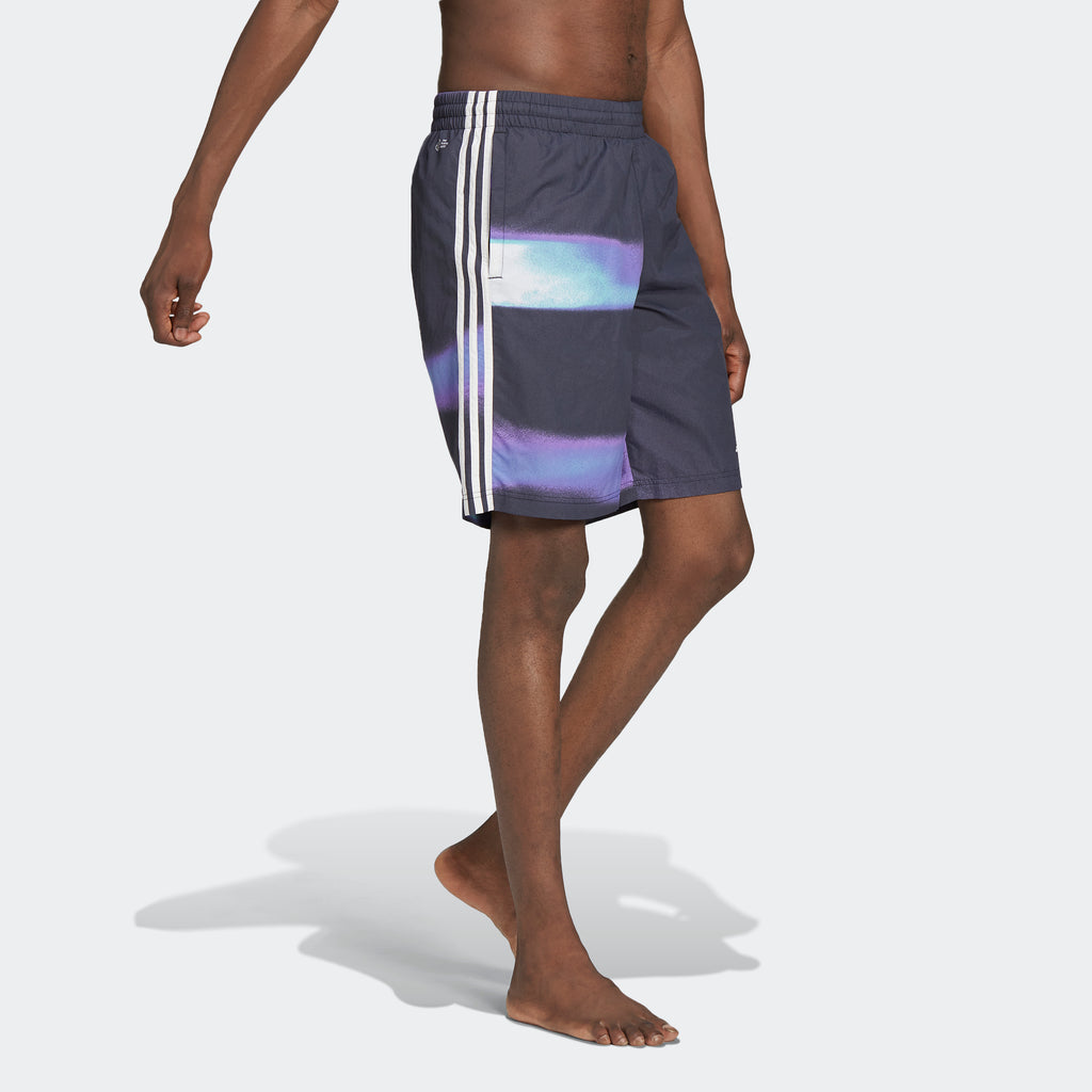 adidas Originals YUNG Z Swim Shorts | Black-Multicolor | Men's