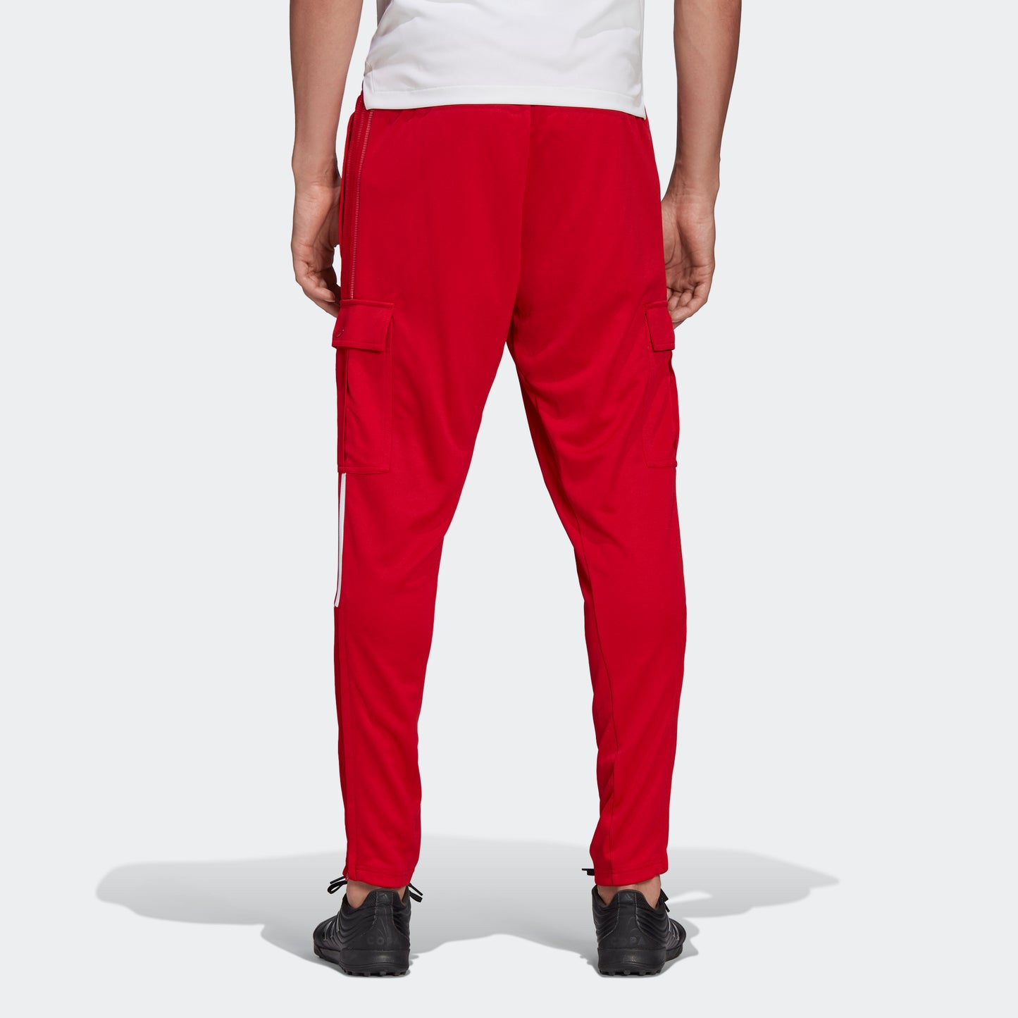 adidas TIRO CARGO Wrinkle-Free Track Pants | Power Red | Men's