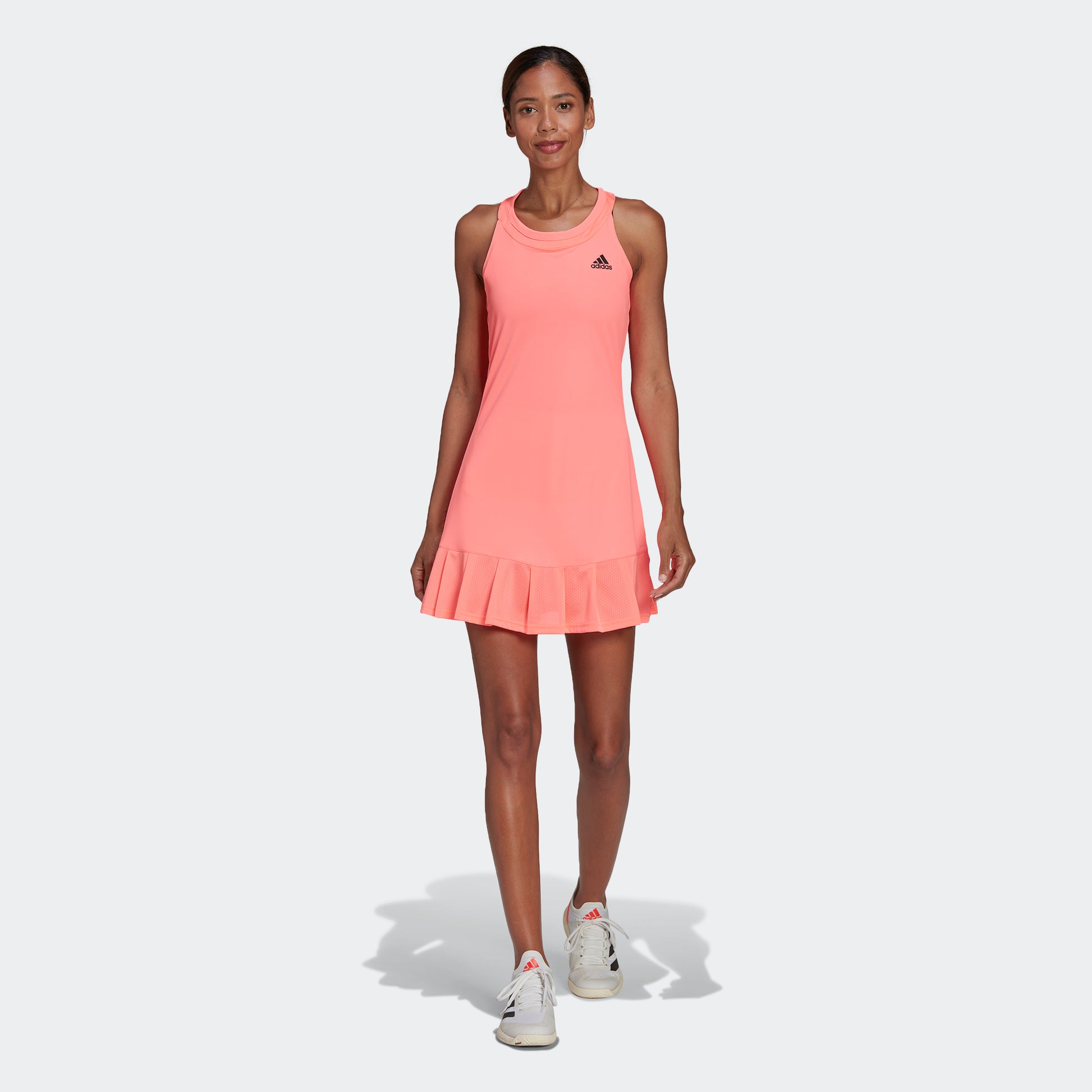 adidas CLUB Tennis Dress | Acid Red stripe 3 adidas adidas CLUB Tennis Dress | Acid Red stripe 3 adidas
