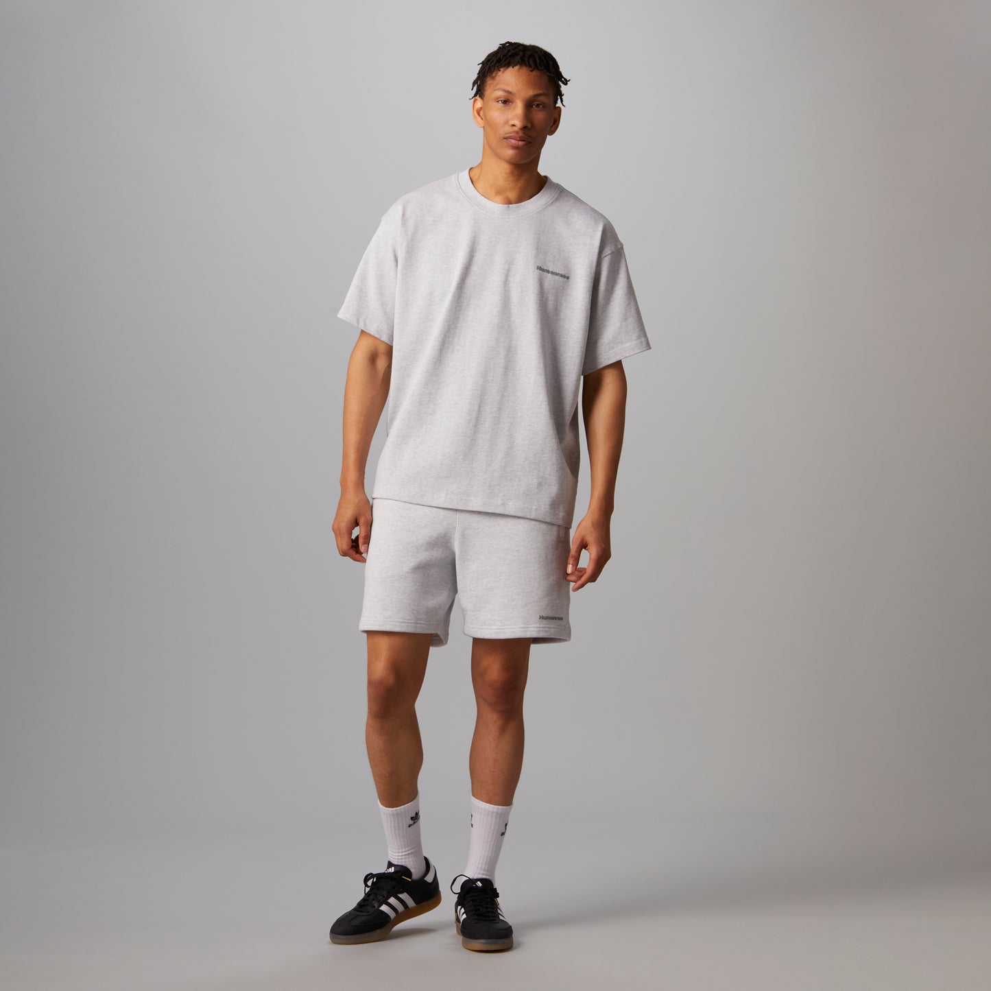 adidas x Pharell Williams Humanrace Basics T-Shirt | Gray | Unisex