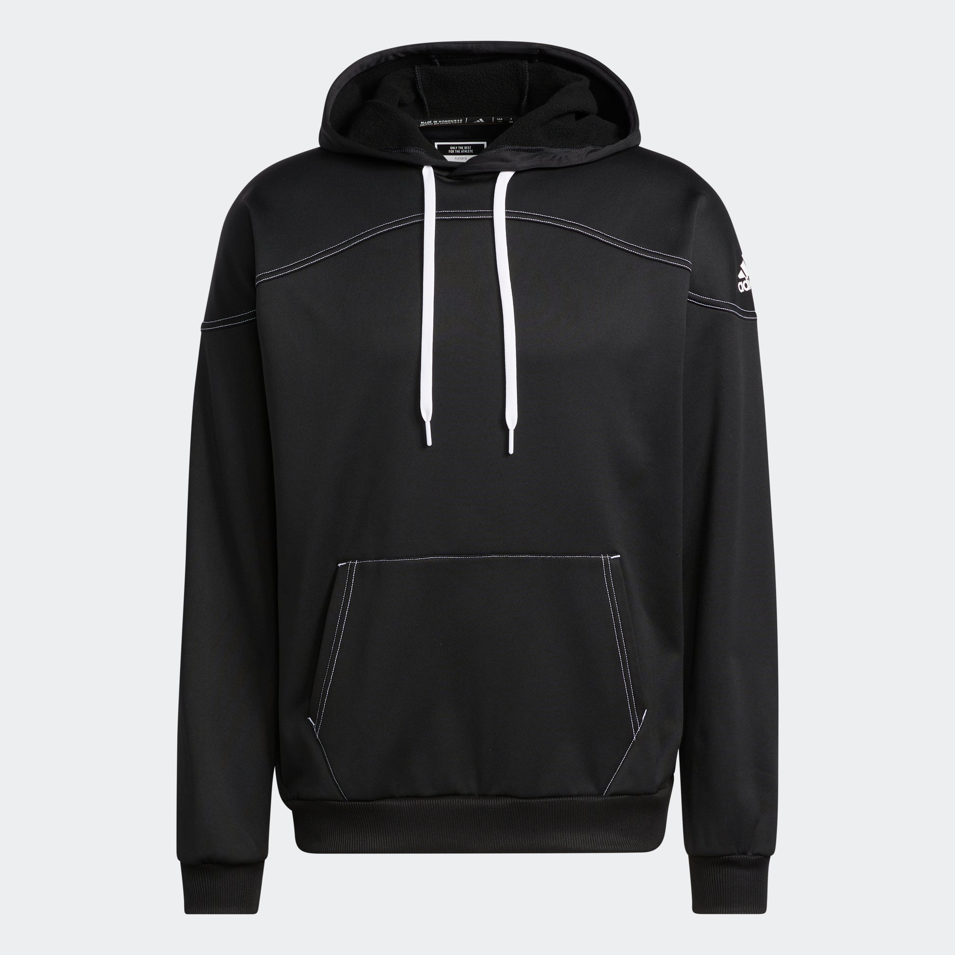 Men Stadium Pullover Hoodie Black Men's – stripe adidas