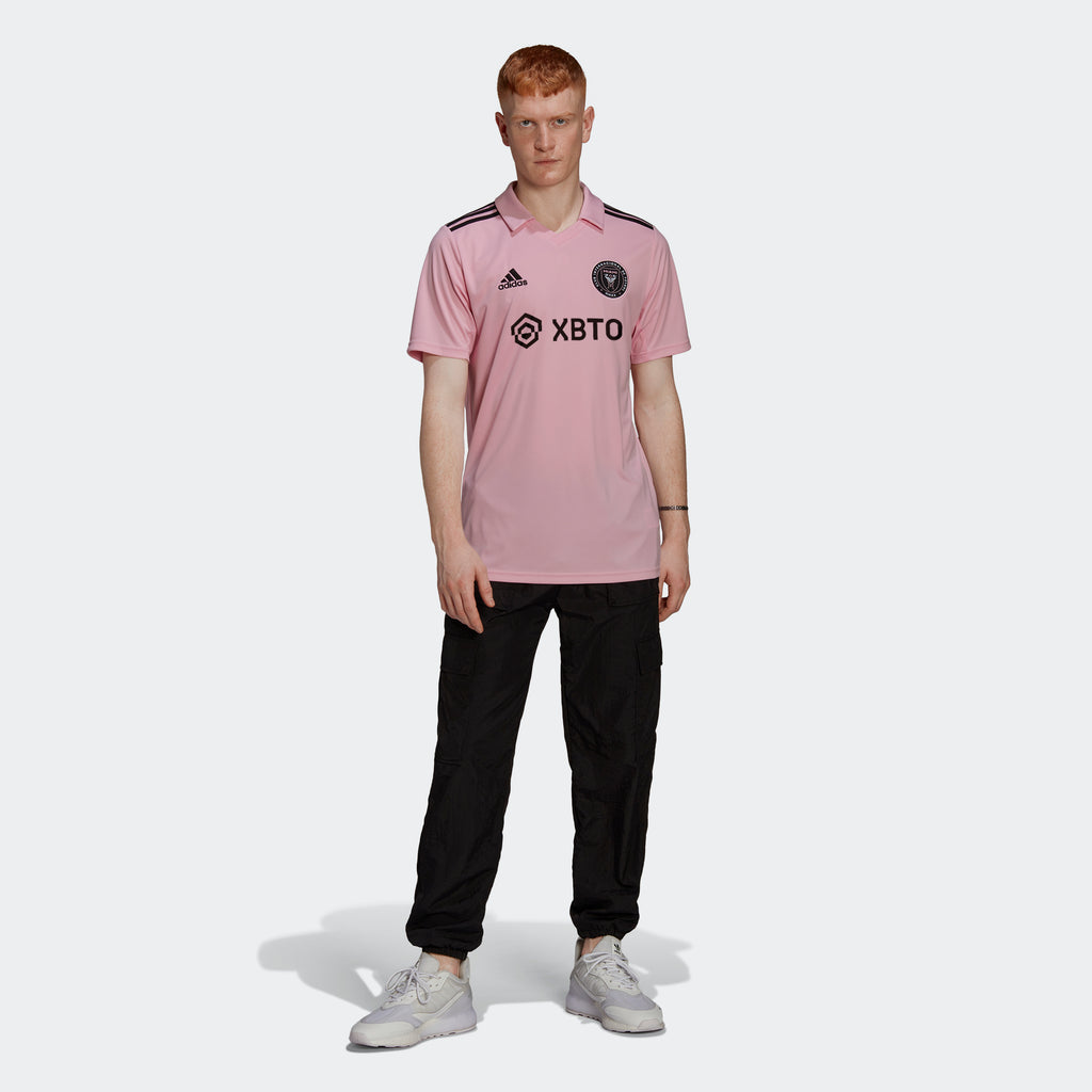adidas Inter Miami CF 22/23 Home Jersey Pink | Men's | stripe 3 adidas