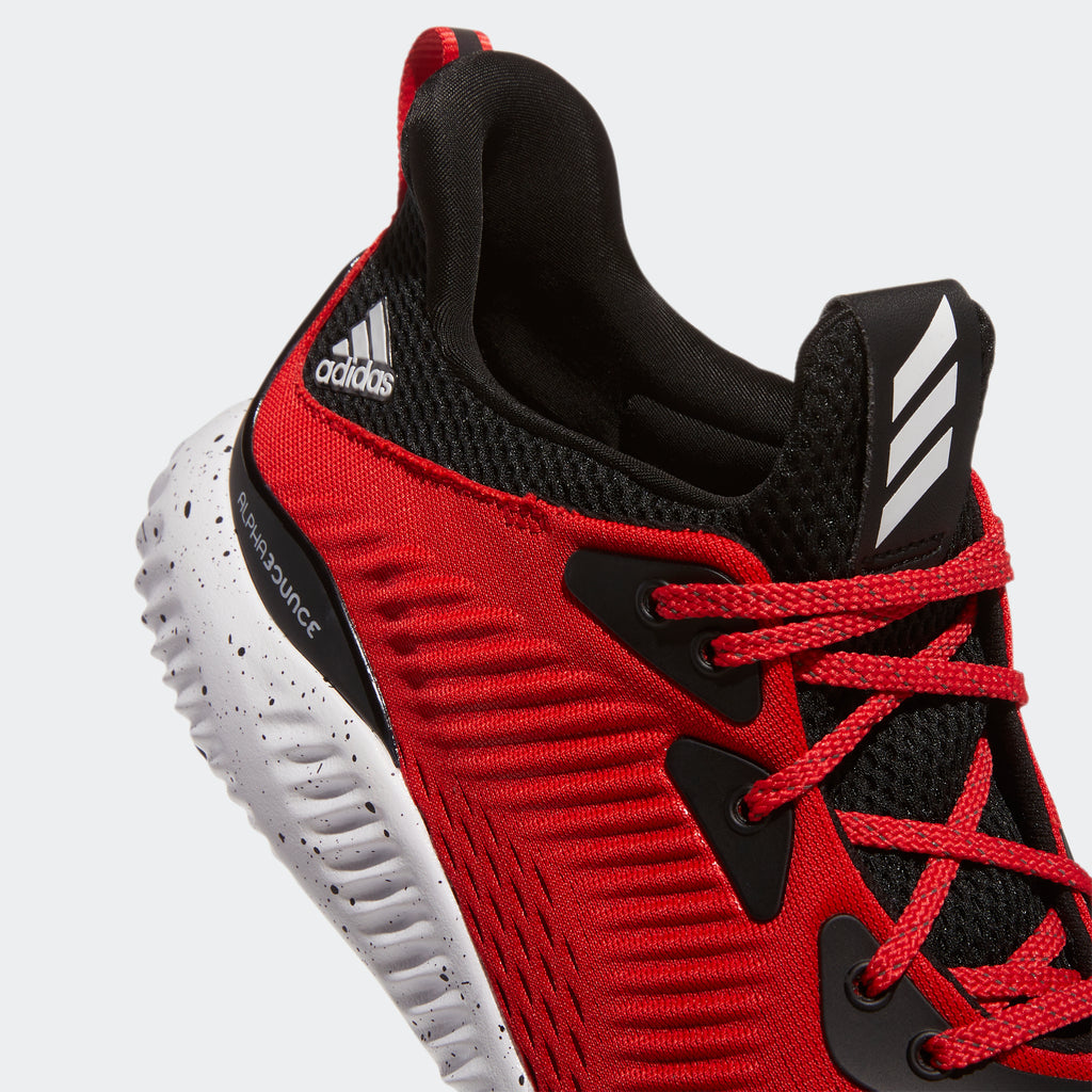 adidas Alphabounce Shoes | Black/Red | Men's | stripe 3 adidas