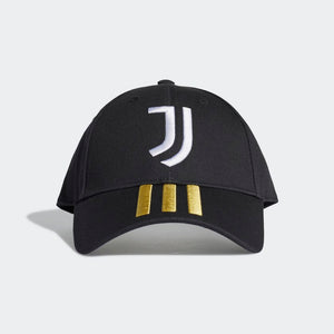 adidas JUVENTUS Adjustable Baseball Cap | Black-Gold | Men's