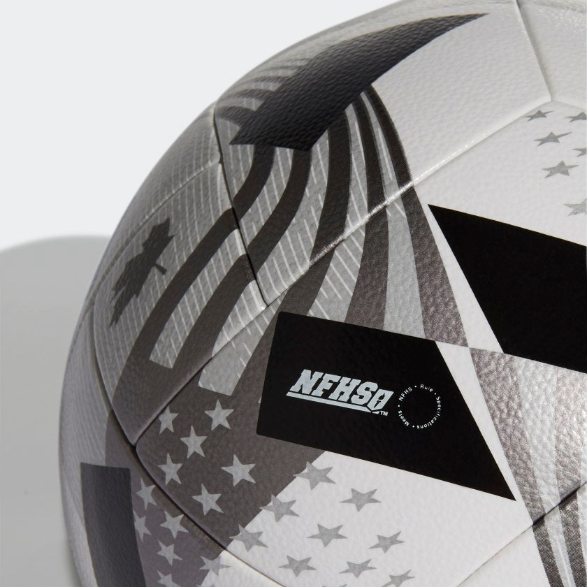 adidas MLS NFHS COMPETITION Soccer Ball | Silver Metallic