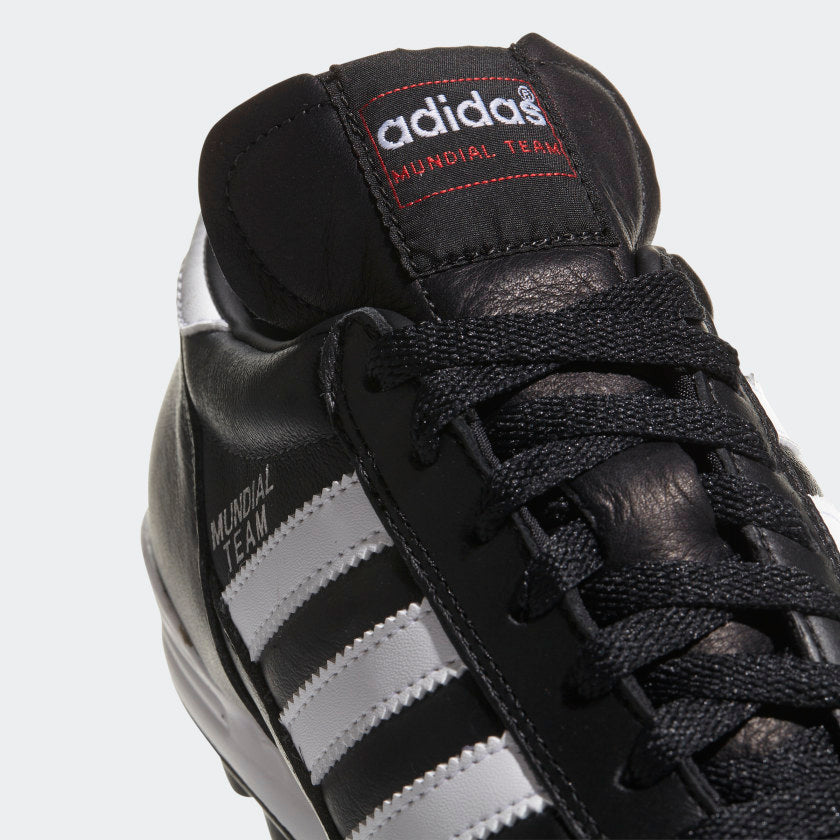 makker tweet overlap adidas MUNDIAL TEAM Artificial Turf Soccer Shoes | Black-White | Unisex –  stripe 3 adidas