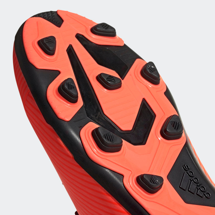 adidas Jr. NEMEZIZ 19.4 Flexible Ground Soccer Cleats | Signal Coral | Unisex