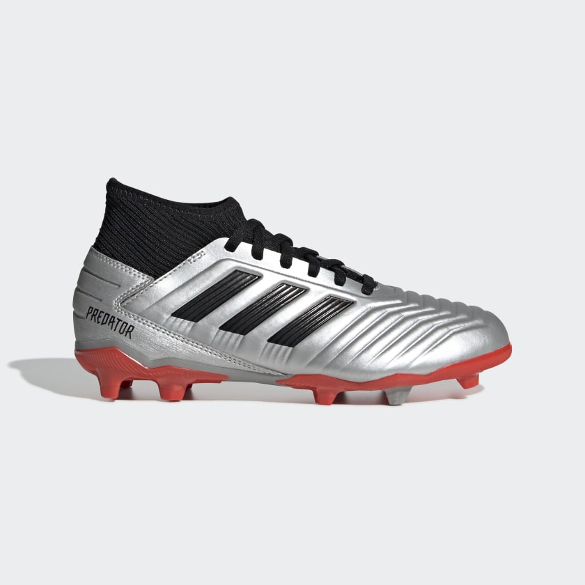 implicar Resignación Caramelo adidas Jr. PREDATOR 19.3 Firm Ground Soccer Cleats | Silver Metallic | |  stripe 3 adidas