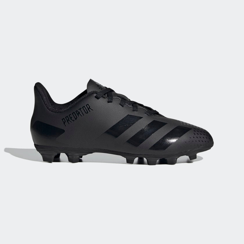 adidas Jr. PREDATOR 20.4 Flexible Ground Soccer Cleats | Black | Unisex