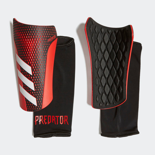 adidas PREDATOR 20 LEAGUE Soccer Shin Guards | Black-Red | Unisex