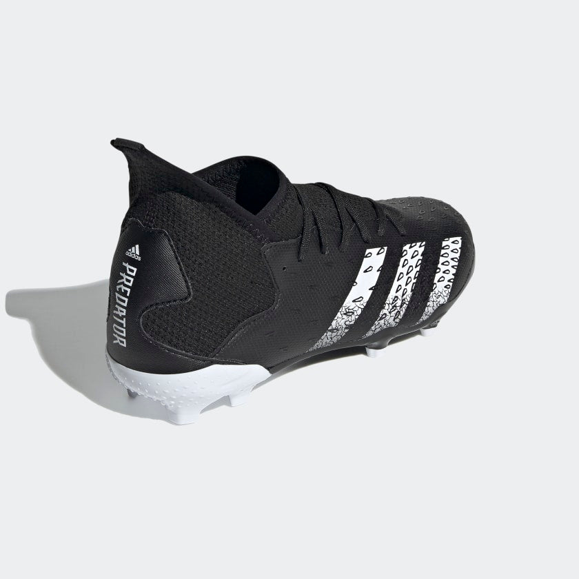 adidas Jr. PREDATOR FREAK.3 Kid's Firm Ground Soccer Cleats | Black |  Unisex – stripe 3 adidas
