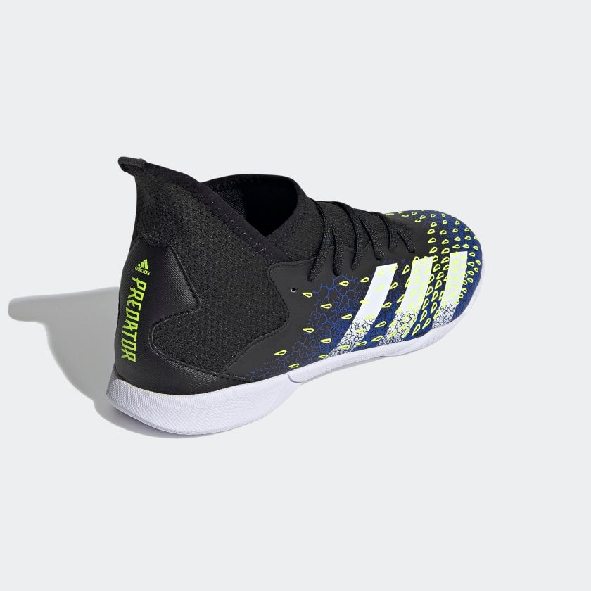 oriëntatie hongersnood fout adidas Jr. PREDATOR FREAK.3 Indoor Soccer Shoes | Black-Blue | Unisex |  stripe 3 adidas
