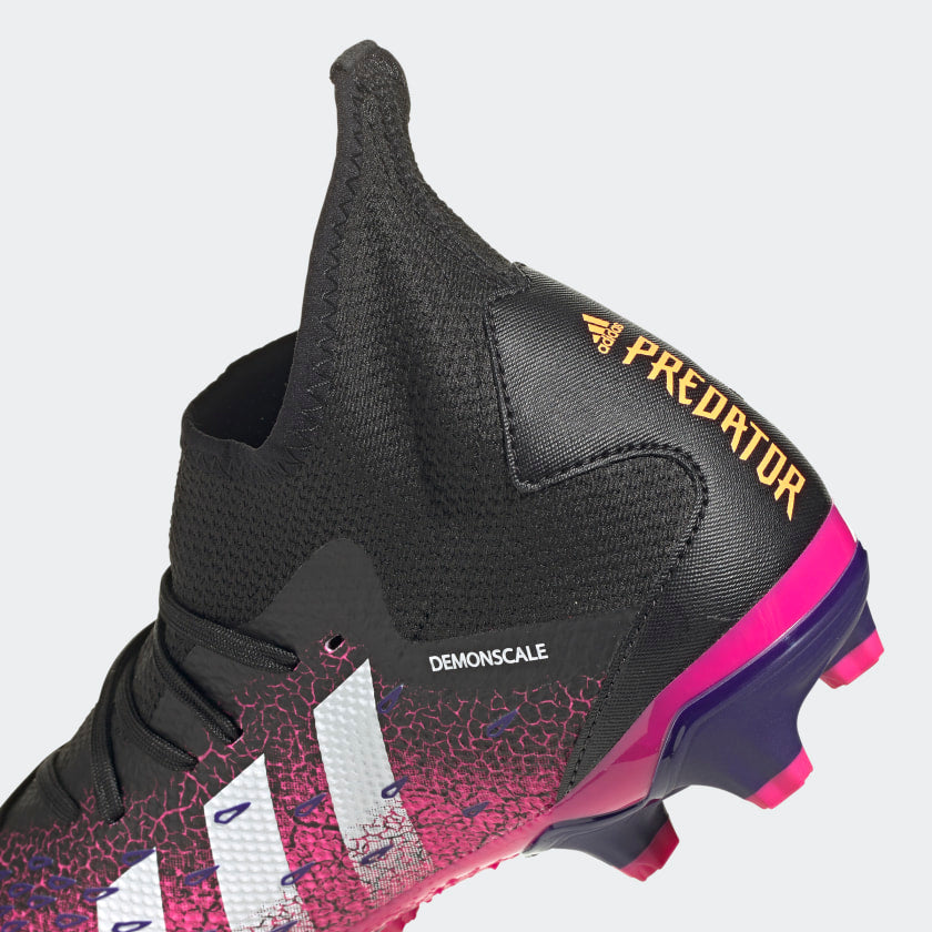 adidas PREDATOR FREAK.3 Multi-Ground Soccer Cleats | Black-Pink