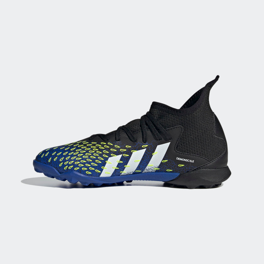 adidas Jr. PREDATOR FREAK.3 Artificial Turf Soccer Shoes | Blue-Green | Unisex