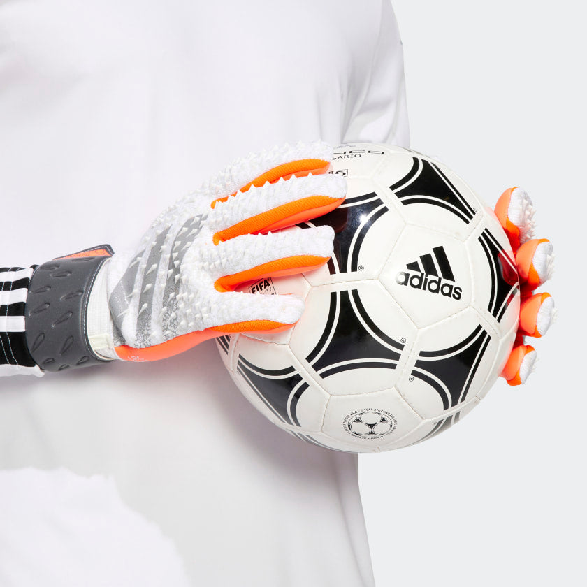 adidas PREDATOR LEAGUE Soccer Goalkeeper Gloves | White