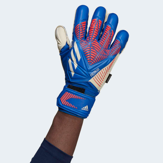 adidas PREDATOR MATCH FINGERSAVE Goalkeeper Gloves | Hi-Res Blue