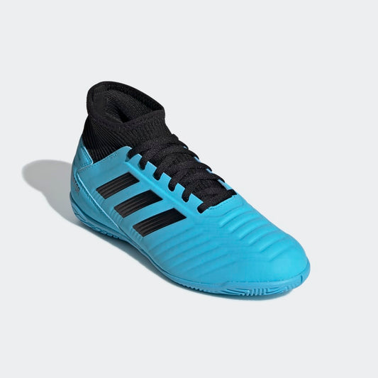 adidas Jr. PREDATOR TANGO 19.3 Indoor Soccer Shoes | Cyan | Unisex