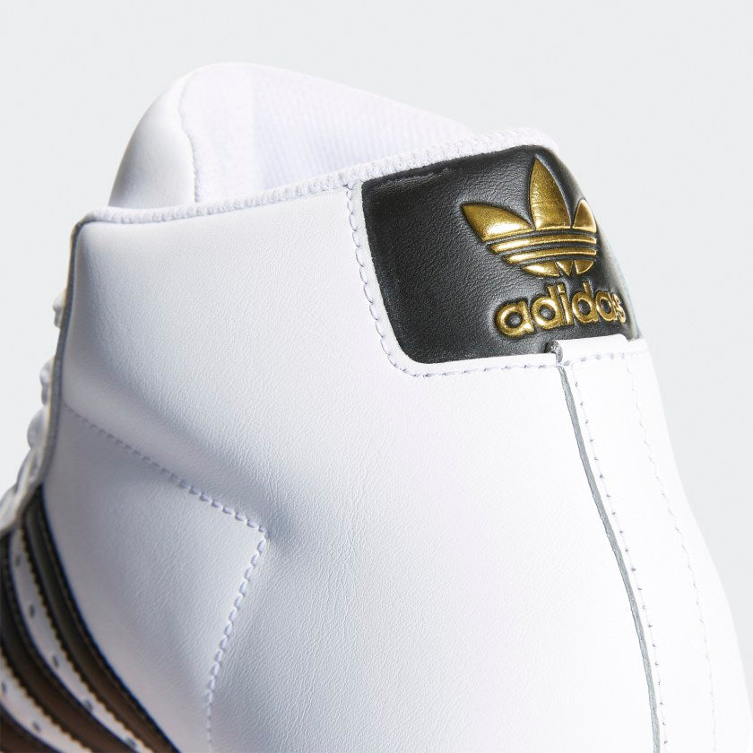 Ejercicio mañanero Faial malla adidas Originals PRO MODEL Mid-Cut Shoes | White-Black | Men's | stripe 3  adidas