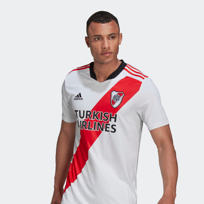 adidas RIVER PLATE 21/22 HOME Soccer Jersey | White-Red | Men's